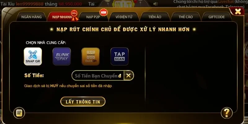 HITCLUB - Thiên Đường Game Đổi Thưởng Hấp Dẫn 2026 4 Dịch vụ thanh toán HITCLUB diễn ra siêu tốc